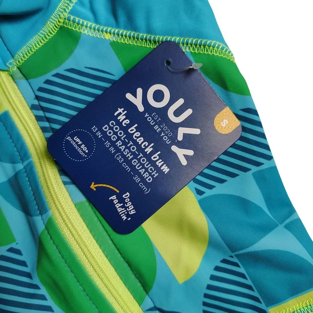 Youly Dog Small Cool-To-Touch Rash Guard Swimsuit With UV Protection